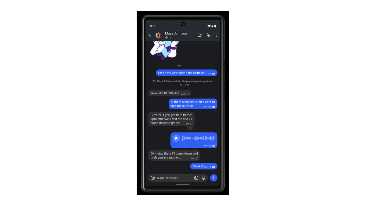 Signal Android 消息界面